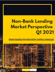 Image: Cover Non-Bank Lending Market Perspective Q1 2021 Survey